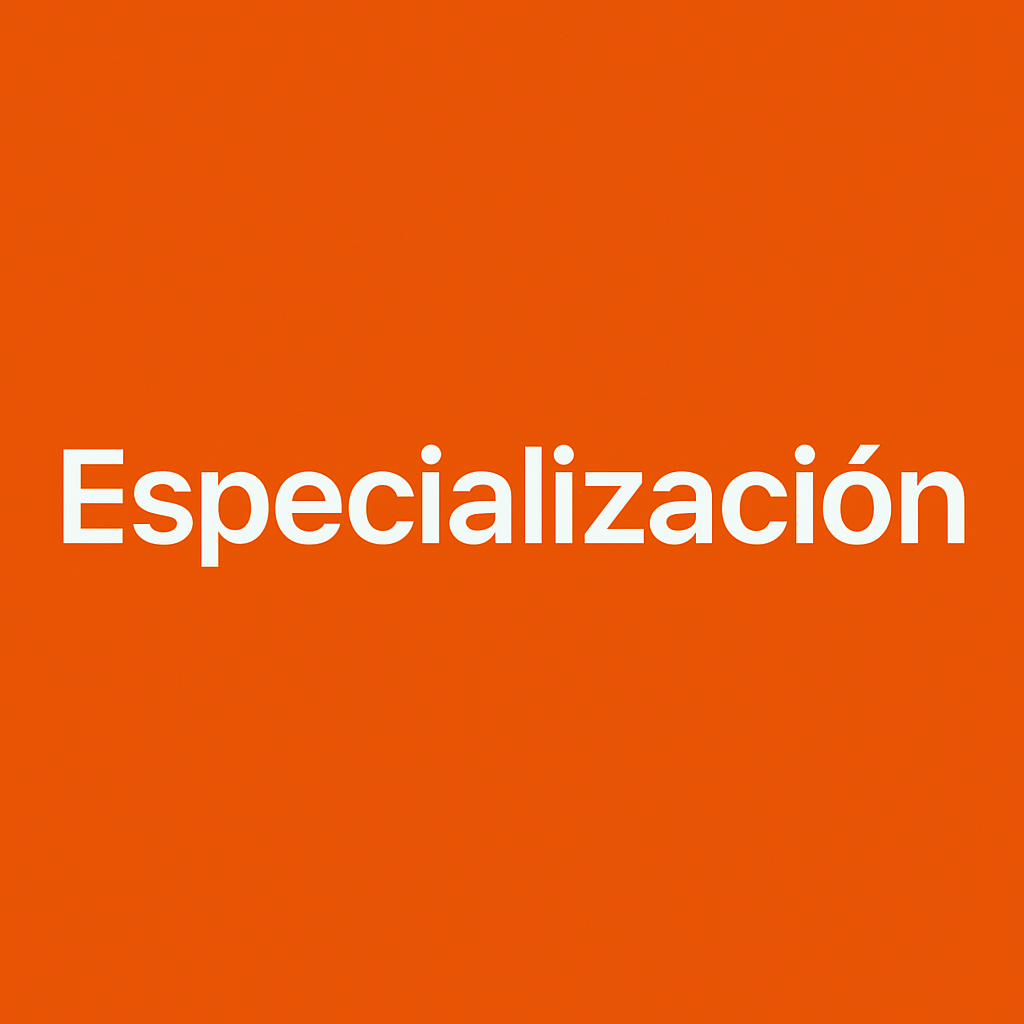 Especializacion