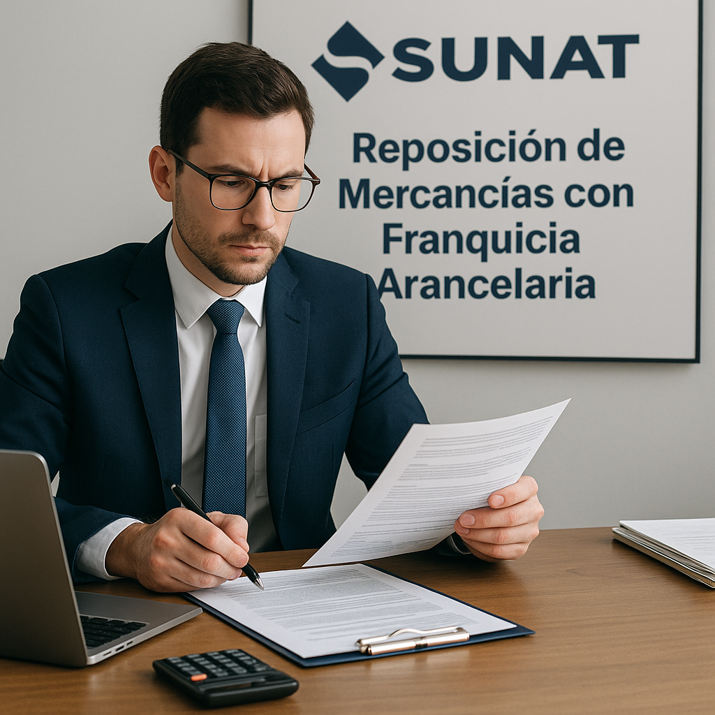 Reposición de Mercancías con Franquicia Arancelaria SUNAT Aduanas Proceso Productivo