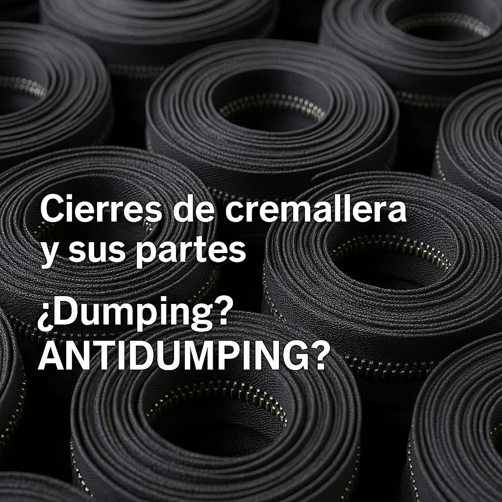 Antidumping Cierres de cremallera Indecopi