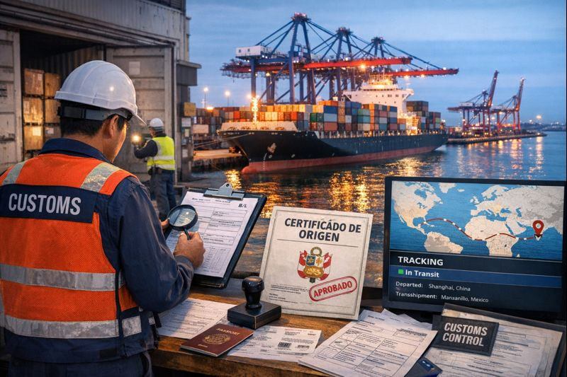 Certificado de origen
Tratado de Libre comercio
Transbordo